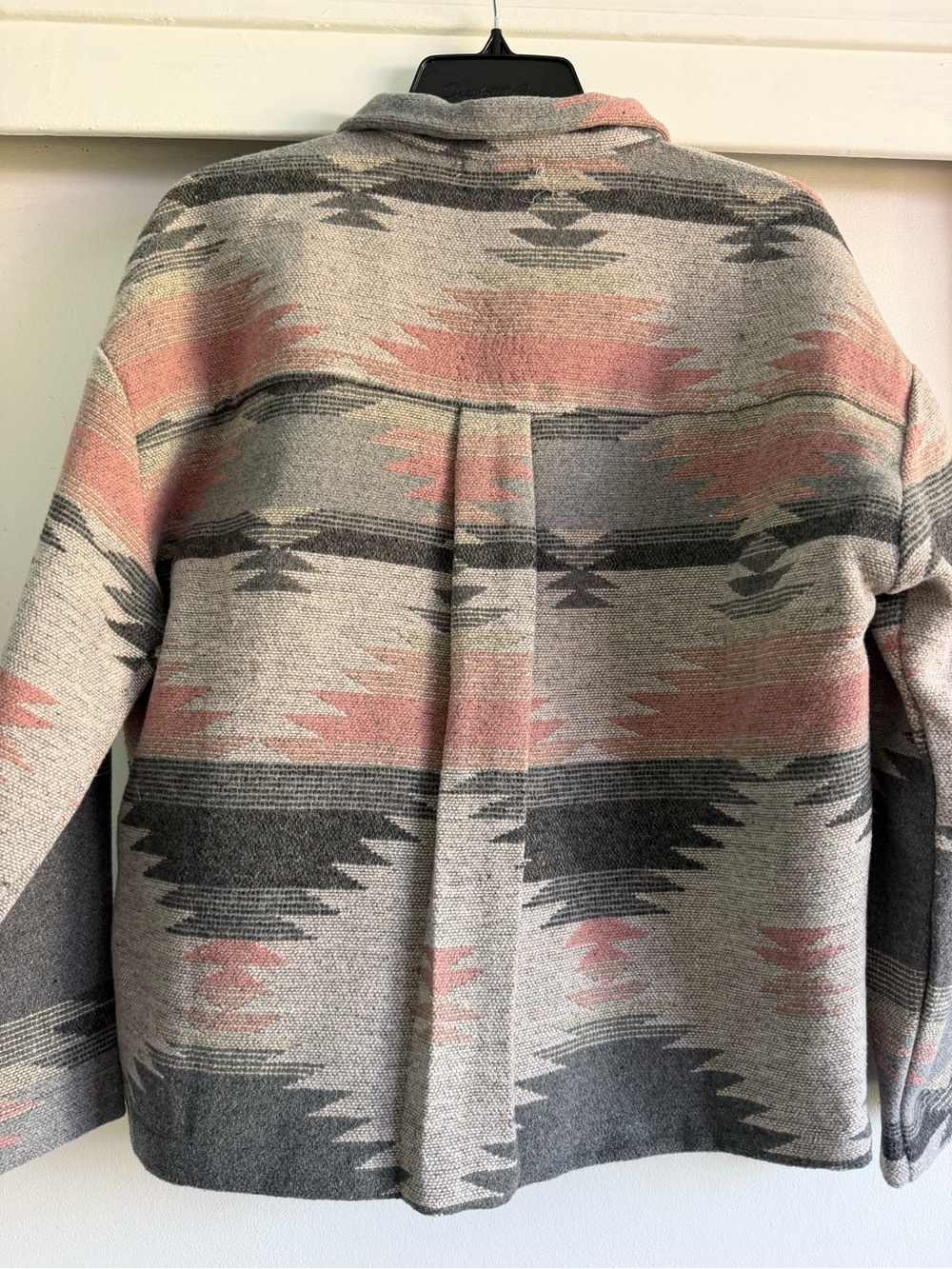 Aztec Print Sweater Jacket - Picture 2 of 2